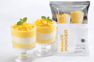 Mango Mousse atau Mango Pudding bubuk minuman JBD Mango Mousse atau Mango Pudding bubuk minuman JBD