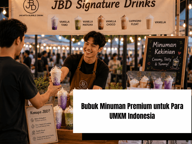 Bubuk Minuman Premium untuk Para UMKM Indonesia