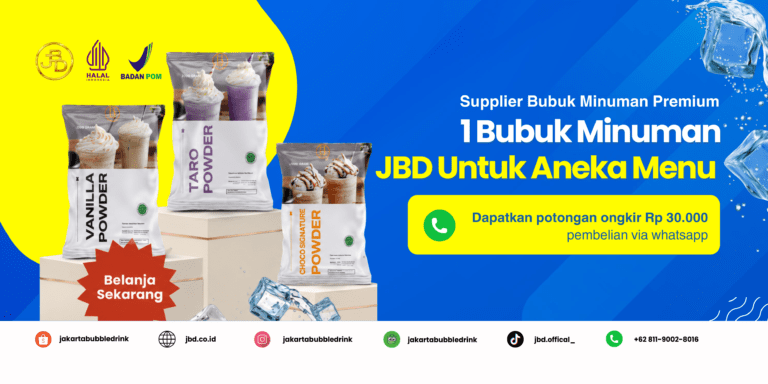 bubuk minuman JBD untuk aneka menu minuman