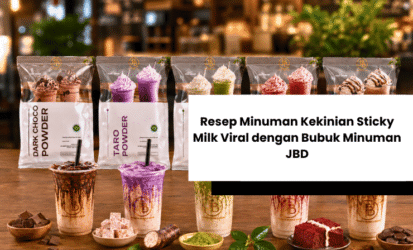 Resep Minuman Kekinian Sticky Milk Viral dengan Bubuk Minuman JBD (2)