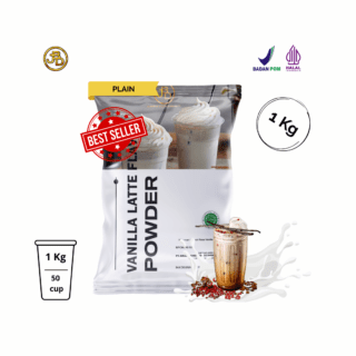 Bubuk Minuman Vanilla latte 1000gr
