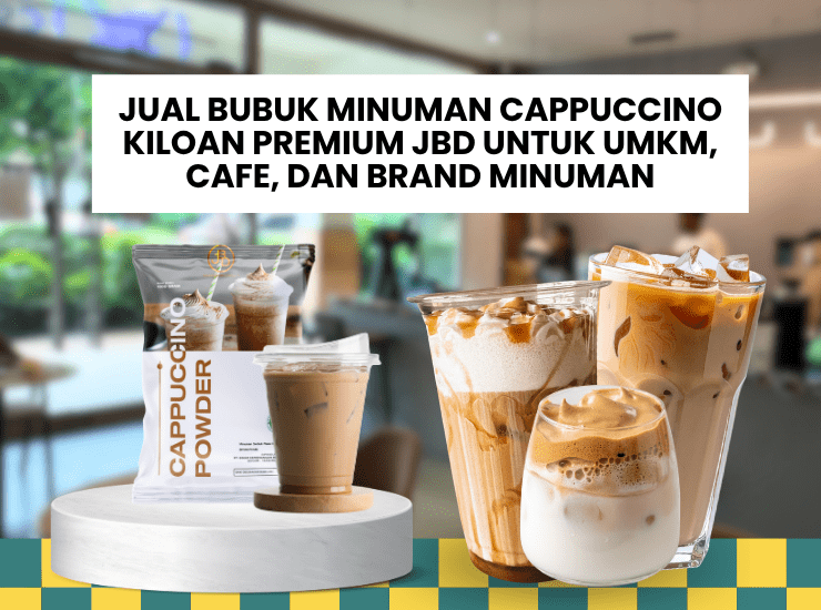 Jual Bubuk Minuman Cappuccino Kiloan Premium JBD untuk UMKM, Cafe, dan Brand Minuman Jual Bubuk Minuman Cappuccino Kiloan Premium JBD untuk UMKM, Cafe, dan Brand Minuman