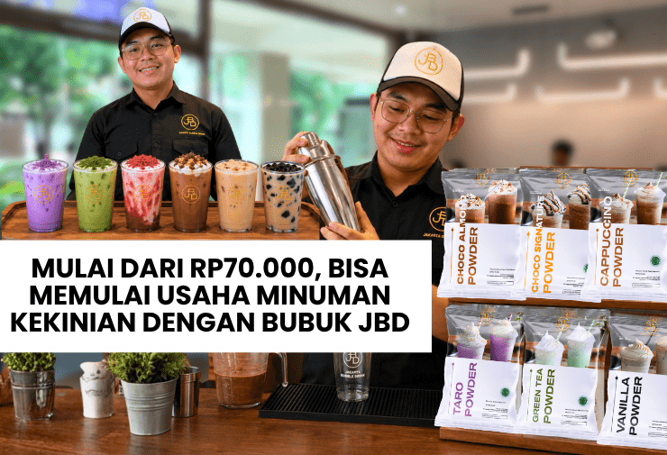 Mulai dari Rp70.000, Bisa Memulai Usaha Minuman Kekinian dengan Bubuk JBD
