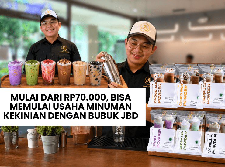 Mulai dari Rp70.000, Bisa Memulai Usaha Minuman Kekinian dengan Bubuk JBD Mulai dari Rp70.000, Bisa Memulai Usaha Minuman Kekinian dengan Bubuk JBD