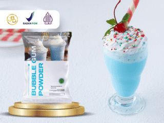 Bubuk Minuman Bubble Gum Rasa Minuman Terfavorit dengan Warna Menarik