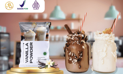 JBD Supplier Bubuk Minuman Vanilla Plain di Jakarta, Cocok untuk Minuman, Dessert, dan Cake