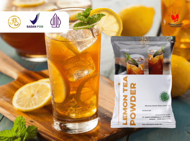 Kesegaran dan Kemudahan Bubuk Lemon Tea JBD, Solusi Praktis untuk Menu Minuman Favorit Pelanggan
