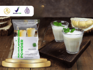 Bubuk Minuman Durian JBD Sensasi Aroma, Rasa dan Tekstur Durian dalam Setiap Seduhan