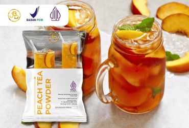 Bubuk Minuman Peach Tea JBD yang Fresh untuk Menu Jualan Kalian