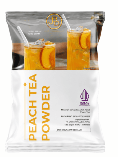 Bubuk minuman peach tea JBD
