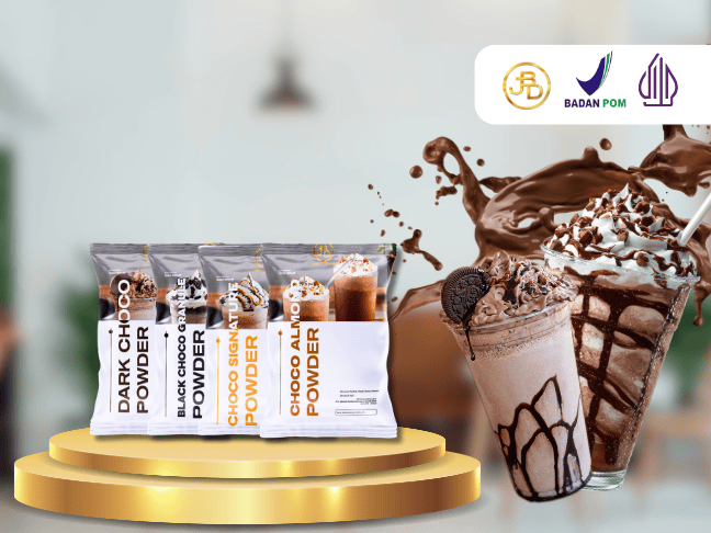 Bubuk Minuman Cokelat JBD Pilihan Rasa Cokelat Premium untuk Pelaku Usaha