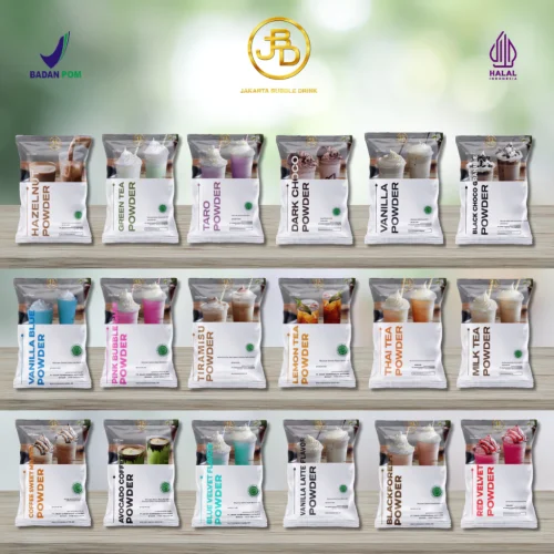Supplier Bubuk Minuman Terbaik 3 varian best seller jakarta bubble drink