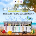bubuk minuman premium varian buah