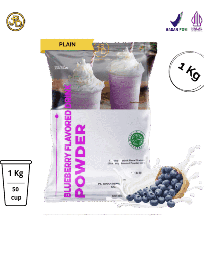 bubuk minuman blueberry
