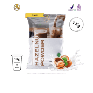 bubuk minuman hazelnut