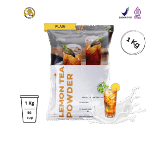 bubuk minuman lemon tea