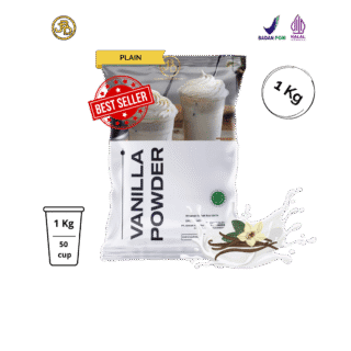 bubuk minuman vanilla