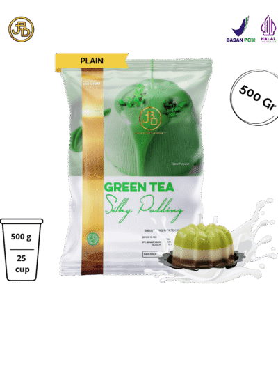 bubuk silky pudding green tea