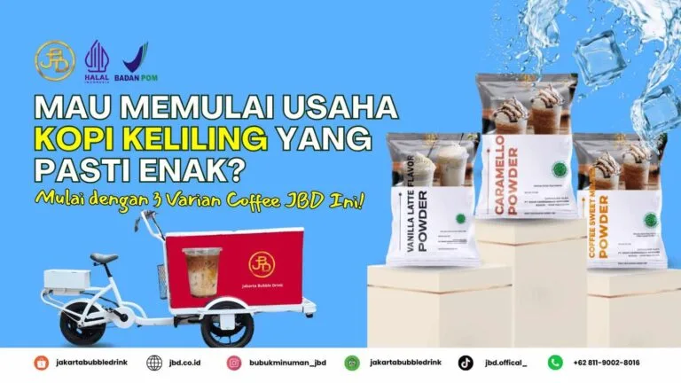 Supplier Bubuk Minuman Premium 45 memulai usaha kopi keliling pasti ena
