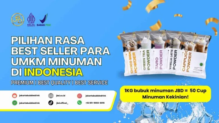 Supplier Bubuk Minuman Premium 46 pilihan rasa best seller para umkm indonesi