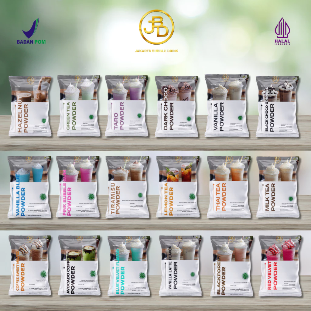 40 variasi bubuk minuman JBD 40 variasi bubuk minuman JBD