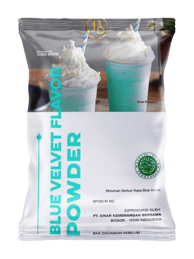 Bubuk Minuman Blue Velvet Terbaik