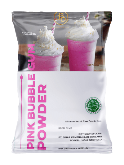Bubuk Minuman Pink Bubble Gum Terbaik