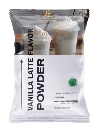 Supplier Bubuk Minuman Premium 66 Bubuk Minuman Vanilla Latte Terbaik