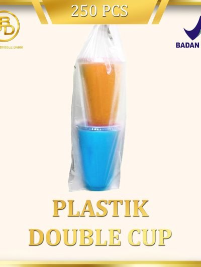 Plastik Take Away Double Cup Terbaik