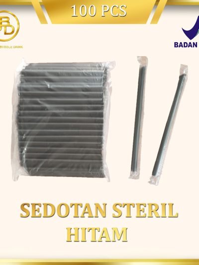 Sedotan Bubble Hitam Terbaik