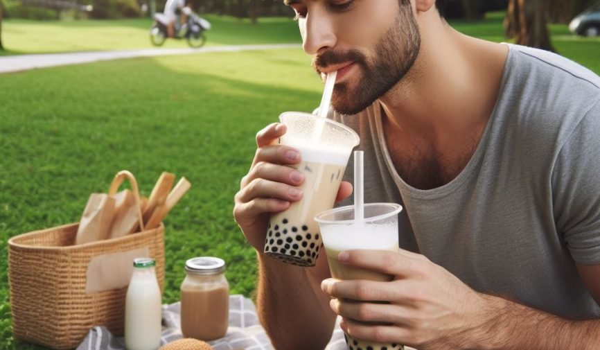Ah, Bubble Drink Almond Milk Bikin Seger, Guys! Ah, Bubble Drink Almond Milk Bikin Seger, Guys!