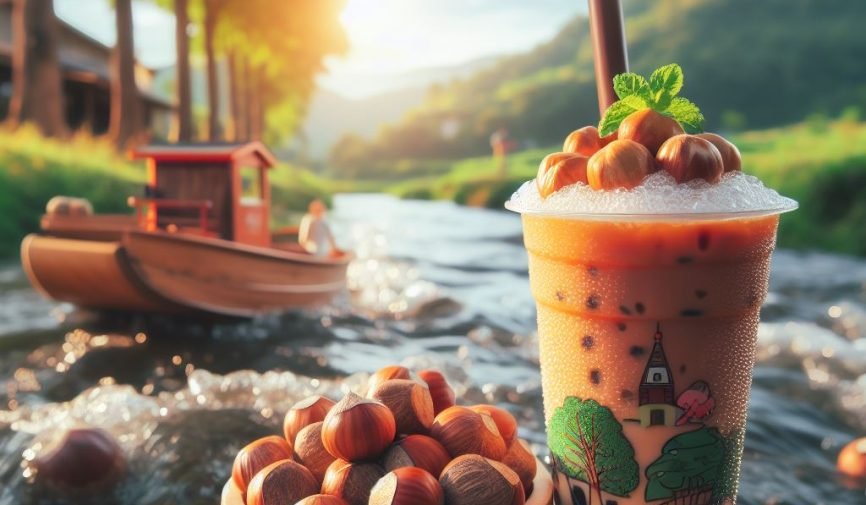 Nikmati Rasa Kacang yang Manis dan Renyah di Setiap Tegukan Bubble Tea Hazelnut yang Menggiurkan Nikmati Rasa Kacang yang Manis dan Renyah di Setiap Tegukan Bubble Tea Hazelnut yang Menggiurkan