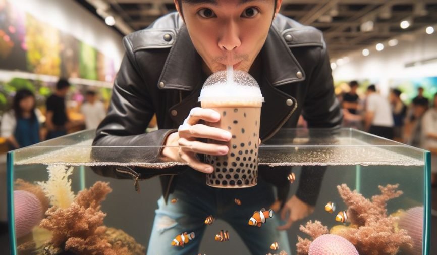 Bubble Tea Choco Granule Ngeblend Banget. Yuk Seruput! Bubble Tea Choco Granule Ngeblend Banget. Yuk Seruput!