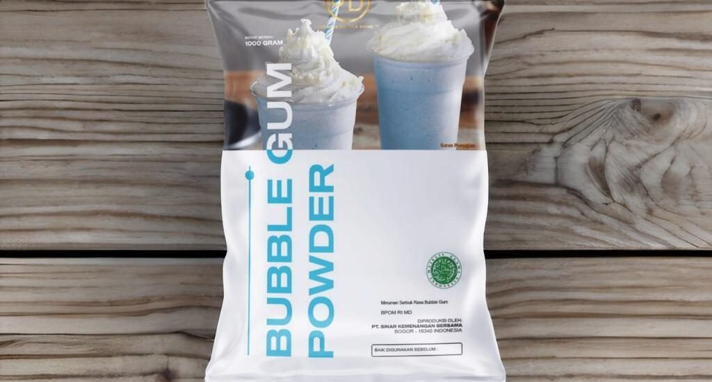 Jual Bubuk Minuman Bubble Gum Organik Tren Bisnis Sehat yang Sedang Booming