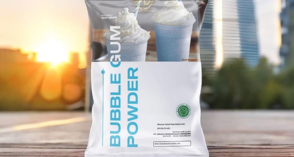 Jual Bubuk Minuman Bubble Gum dengan Kemasan Unik, Daya Tarik Tambahan untuk Konsumen