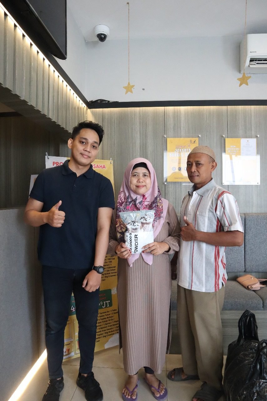 customer jakarta bubble drink bandung