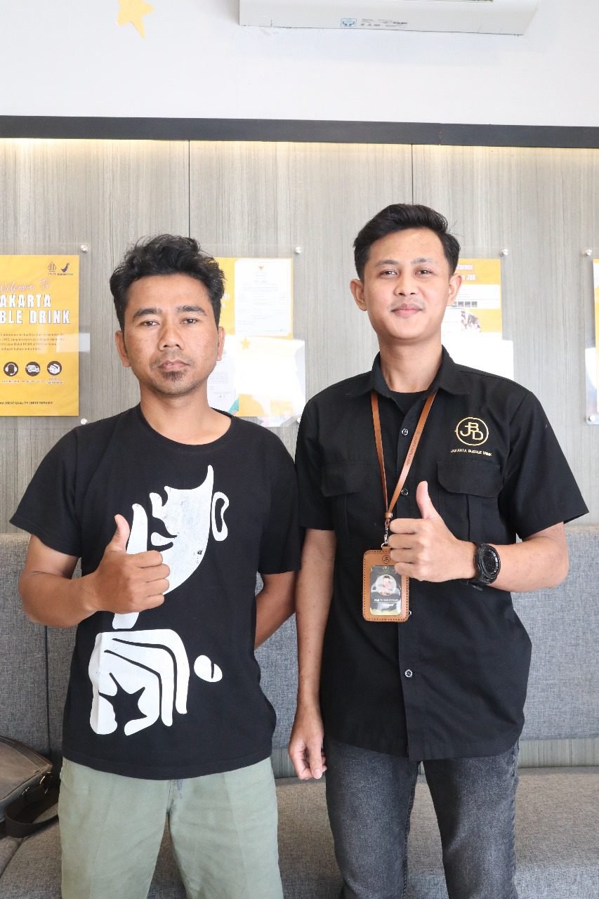customer jakarta bubble drink depok