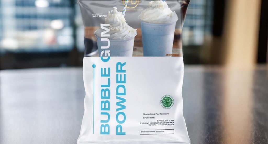 Jual Bubuk Minuman Bubble Gum Kemasan Lucu Magnet Pembeli Milenial