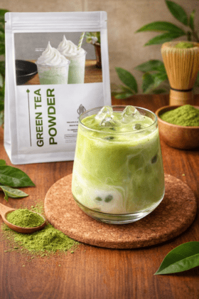 green tea matcha latte bubuk minuman JBD green tea matcha latte bubuk minuman JBD